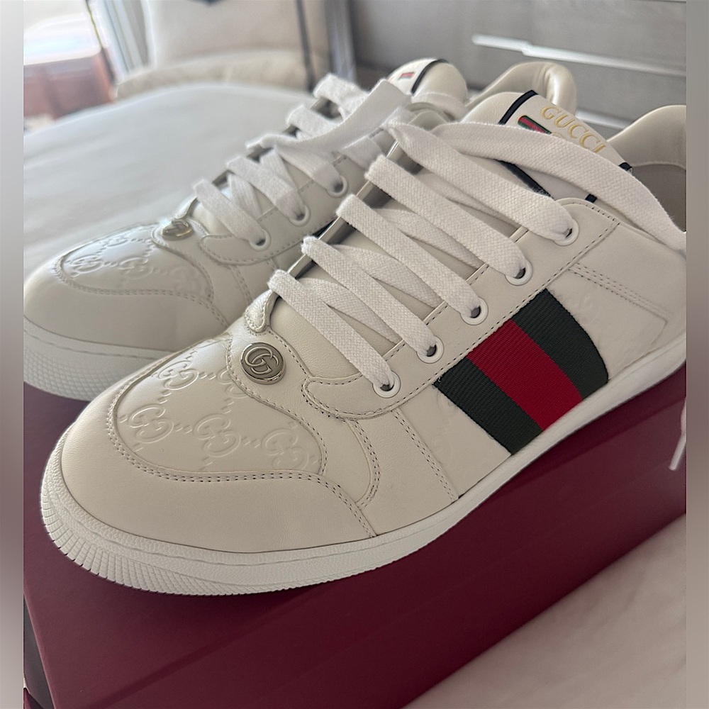 The Gucci Men's Screener Sneakers in US size 11